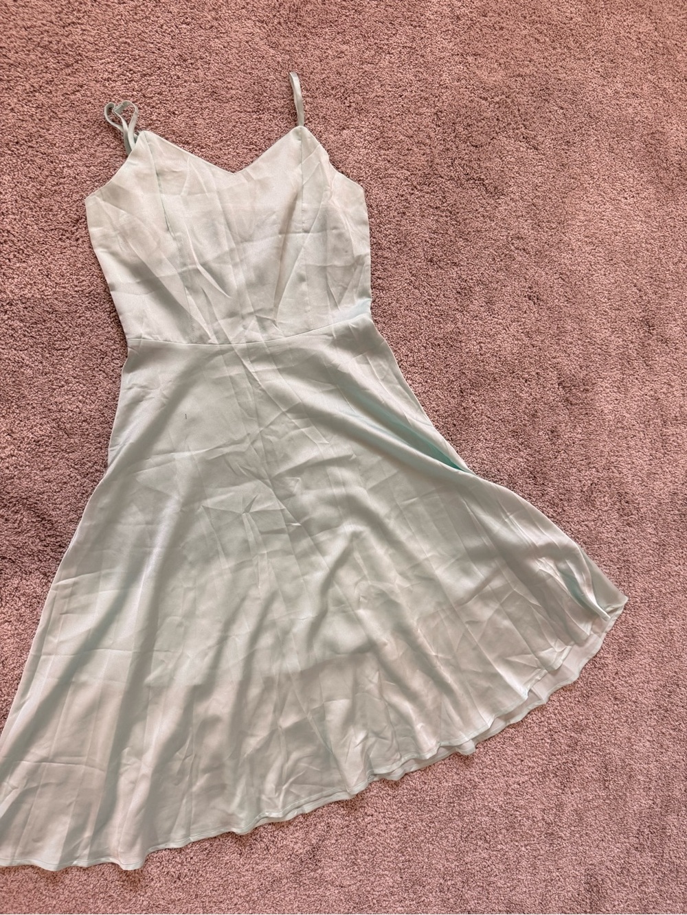 Strapless Light Mint A-Line Dress